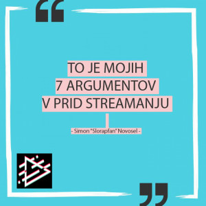 To je mojih 7 argumentov v prid streamanju